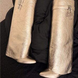 Givenchy Metallic Shark Boots